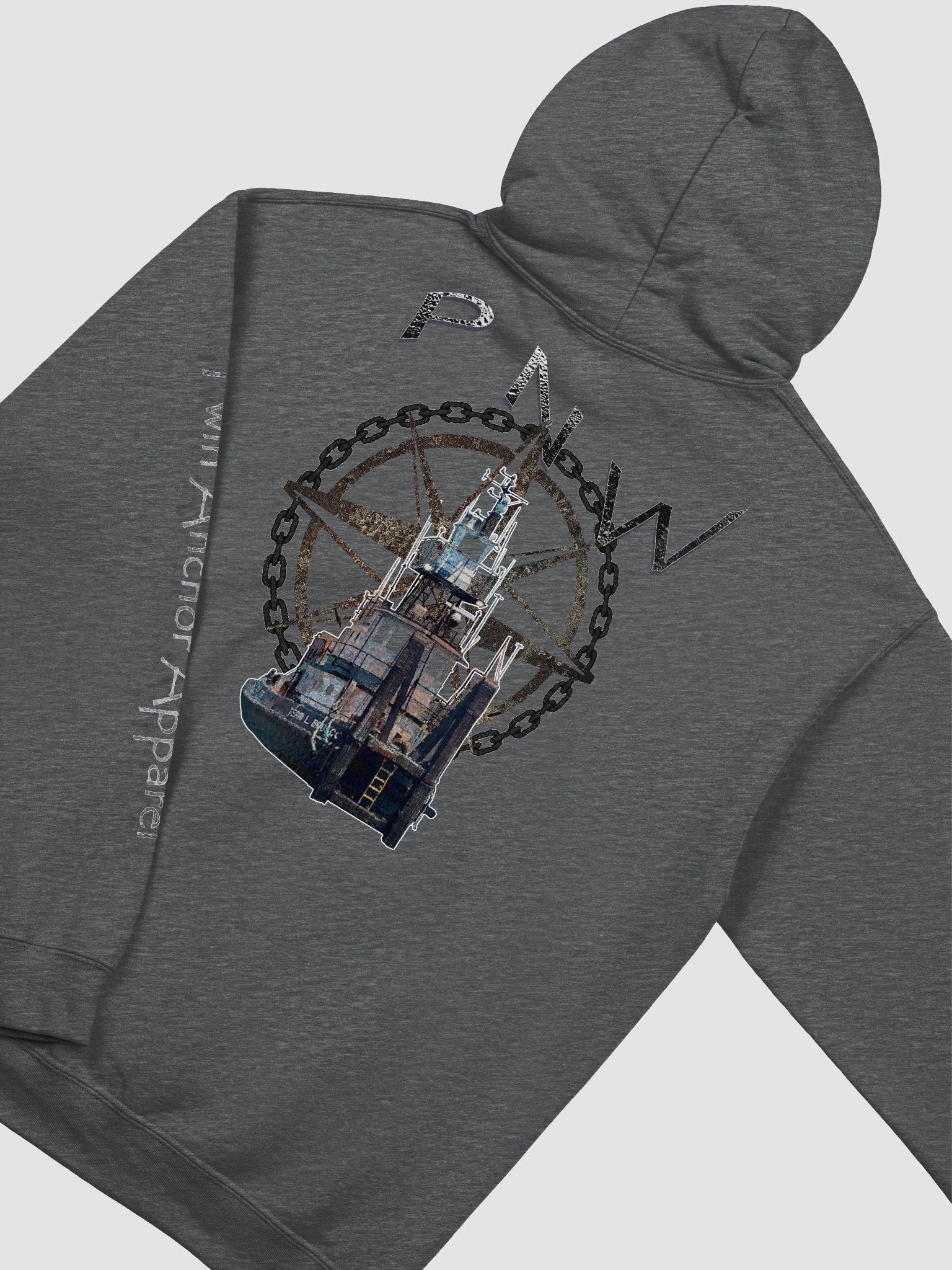 PNW - Compass Rose & Tug Terri L. Brusco – Maritime Heritage | Twin Anchor Apparel AB Watch Line product image (1)