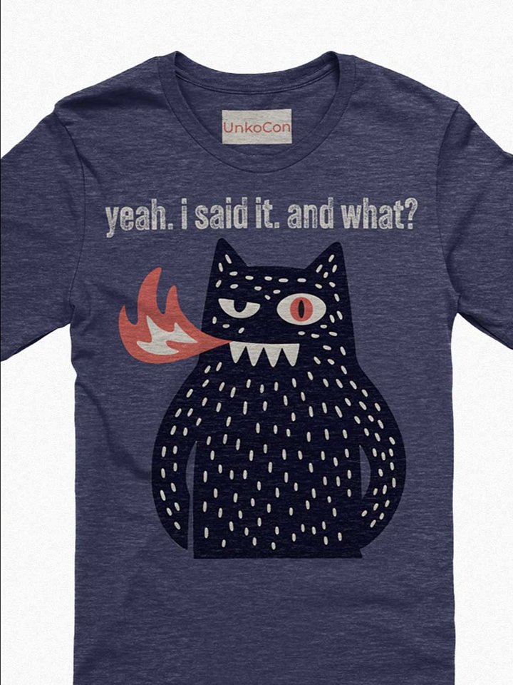 Dark Cat T-Shirt – Unisex Tee - UnkoCon Original T-Shirt product image (5)