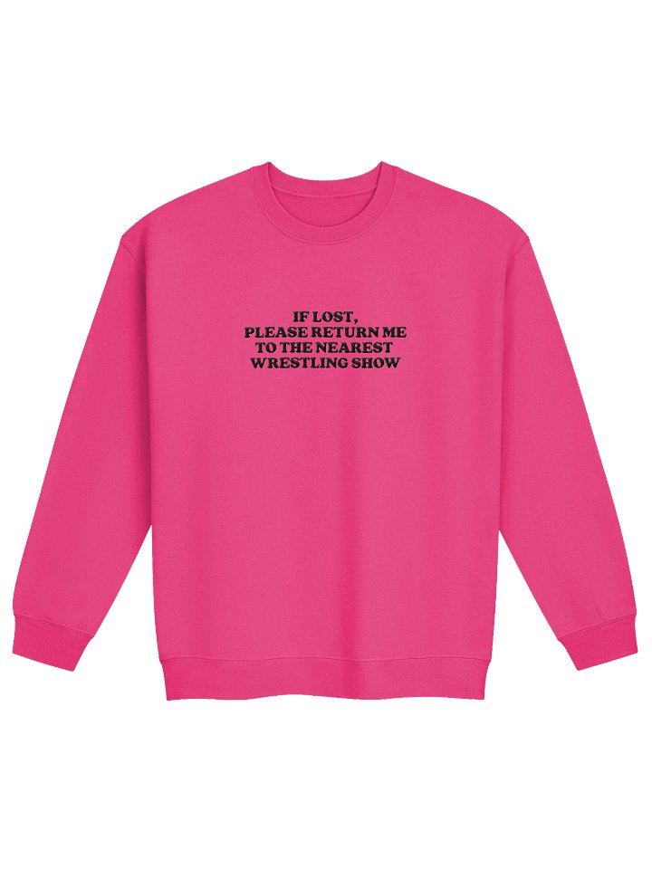 All Roads Lead To Wrestling Embroidered Crewneck product image (1)