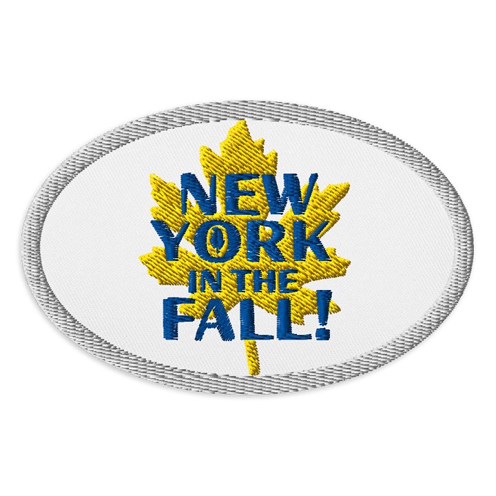 NYC Fall Vibes Embroidered Patch product image (2)
