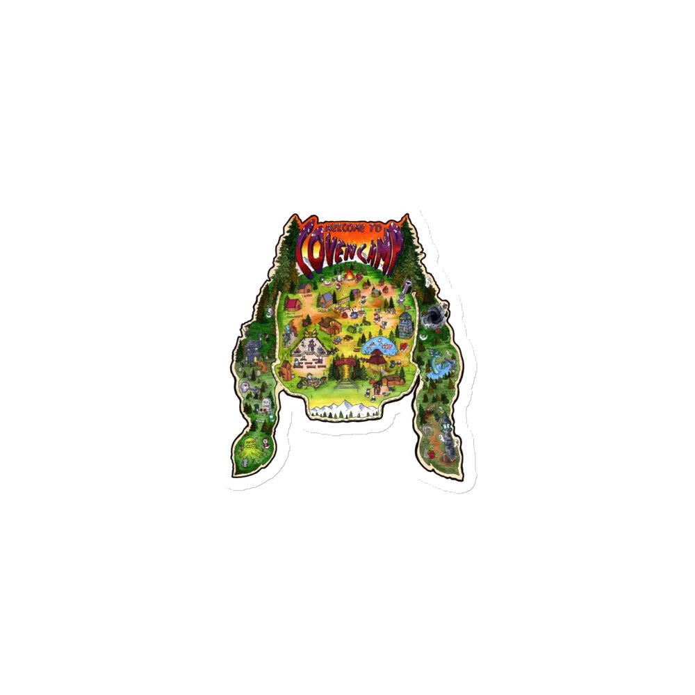 Coven camp Map '24 Magnet product image (1)