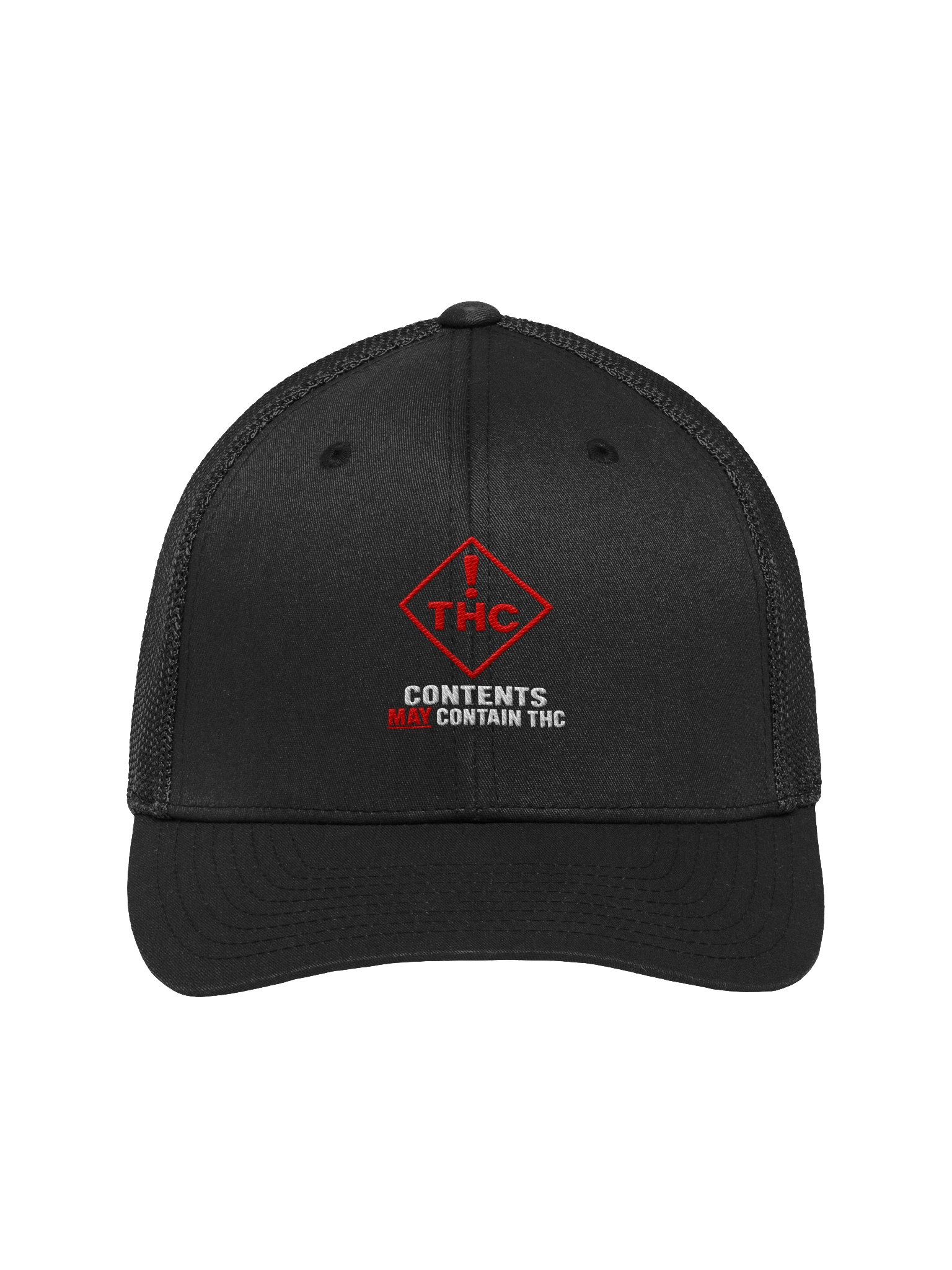 BROKEN BODY™ — CONTENTS MAY CONTAIN THC — FLEXFIT HAT product image (1)