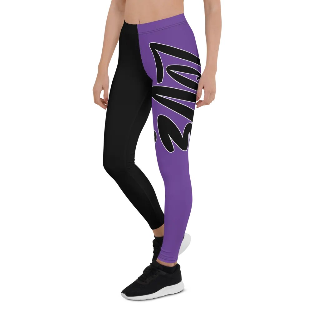 Love - Black & Purple - Leggings product image (6)