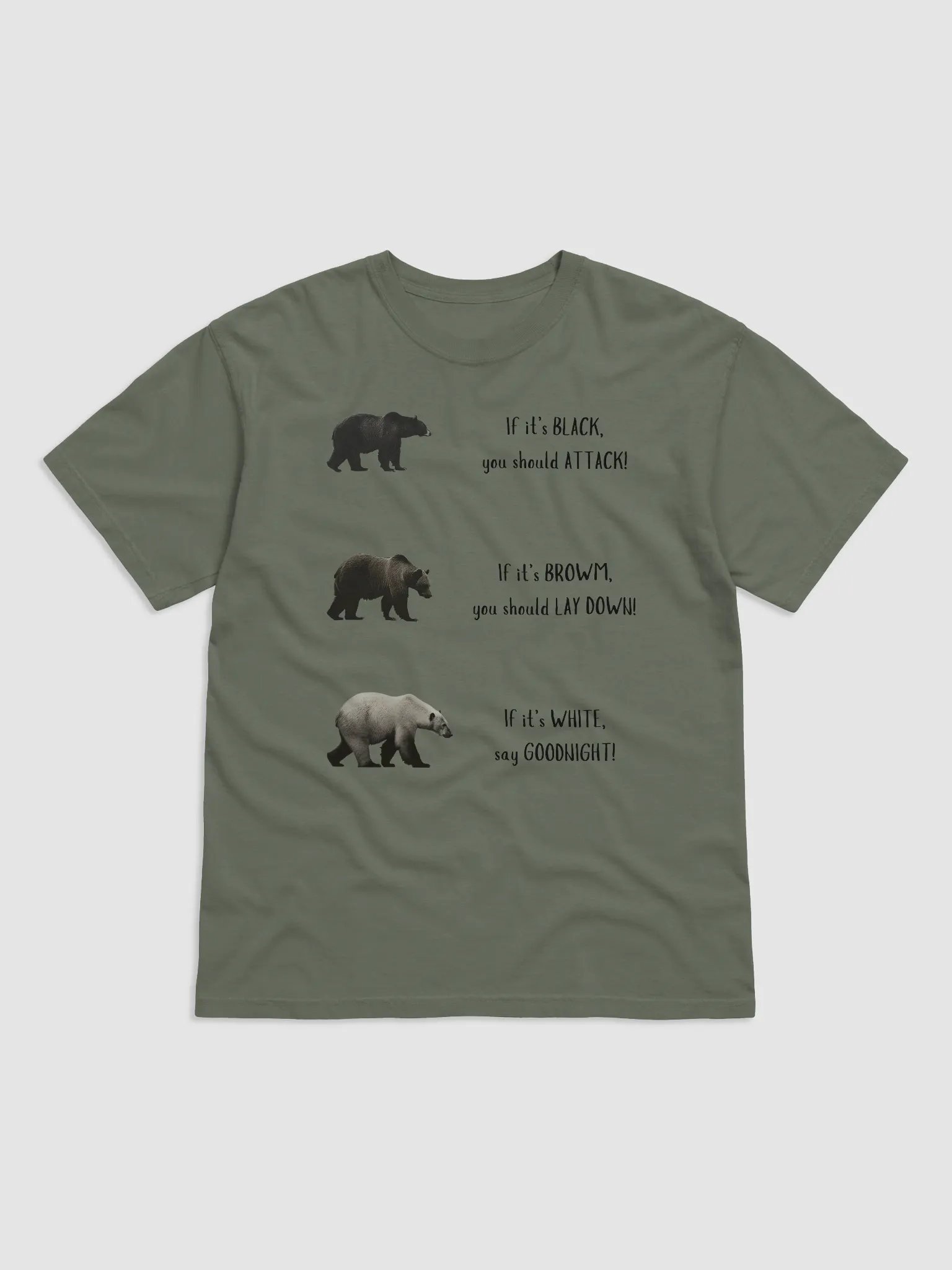 What to do? Bear Encounter T-Shirt product image (1)