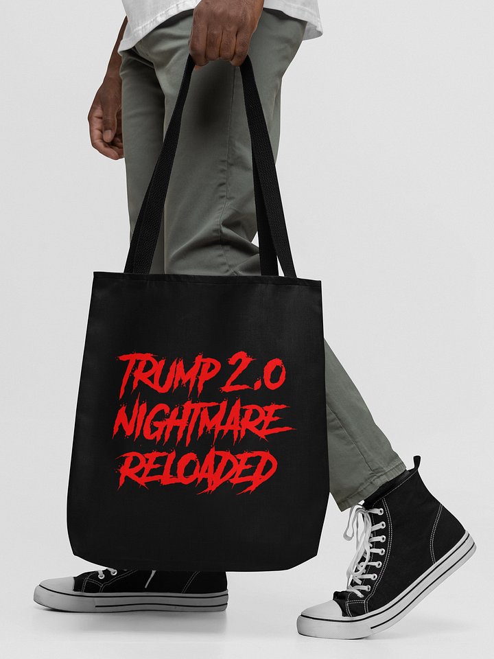 Trump 2.0 Nightmare Tote Bag - Canvas Grocery Bag product image (1)