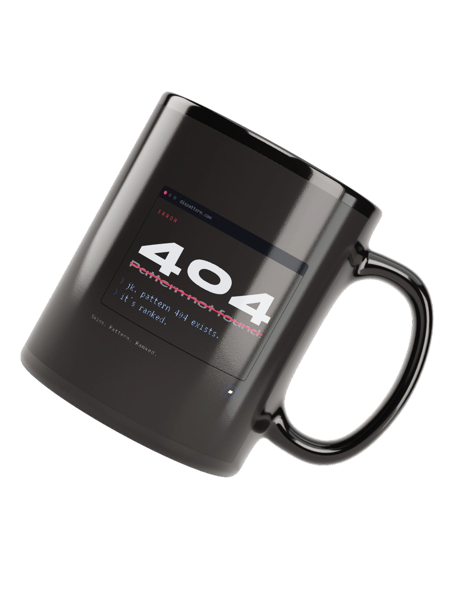 Dispattern 404 Mug (Black) 11oz product image (11)
