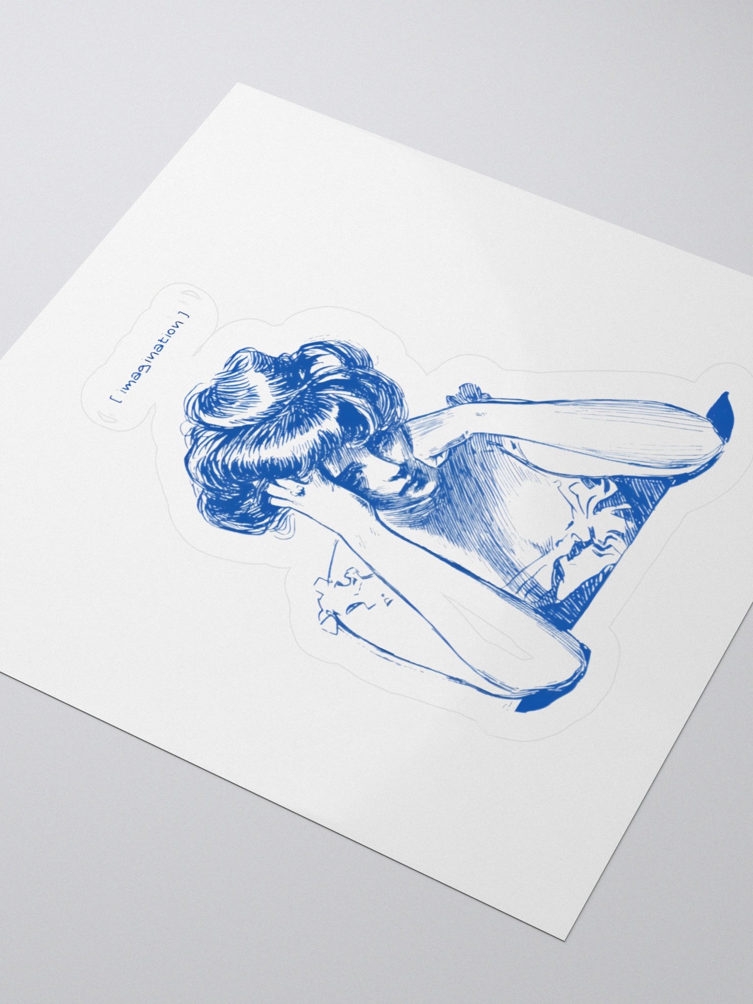 Thinking Girl | Sticker product image (11)