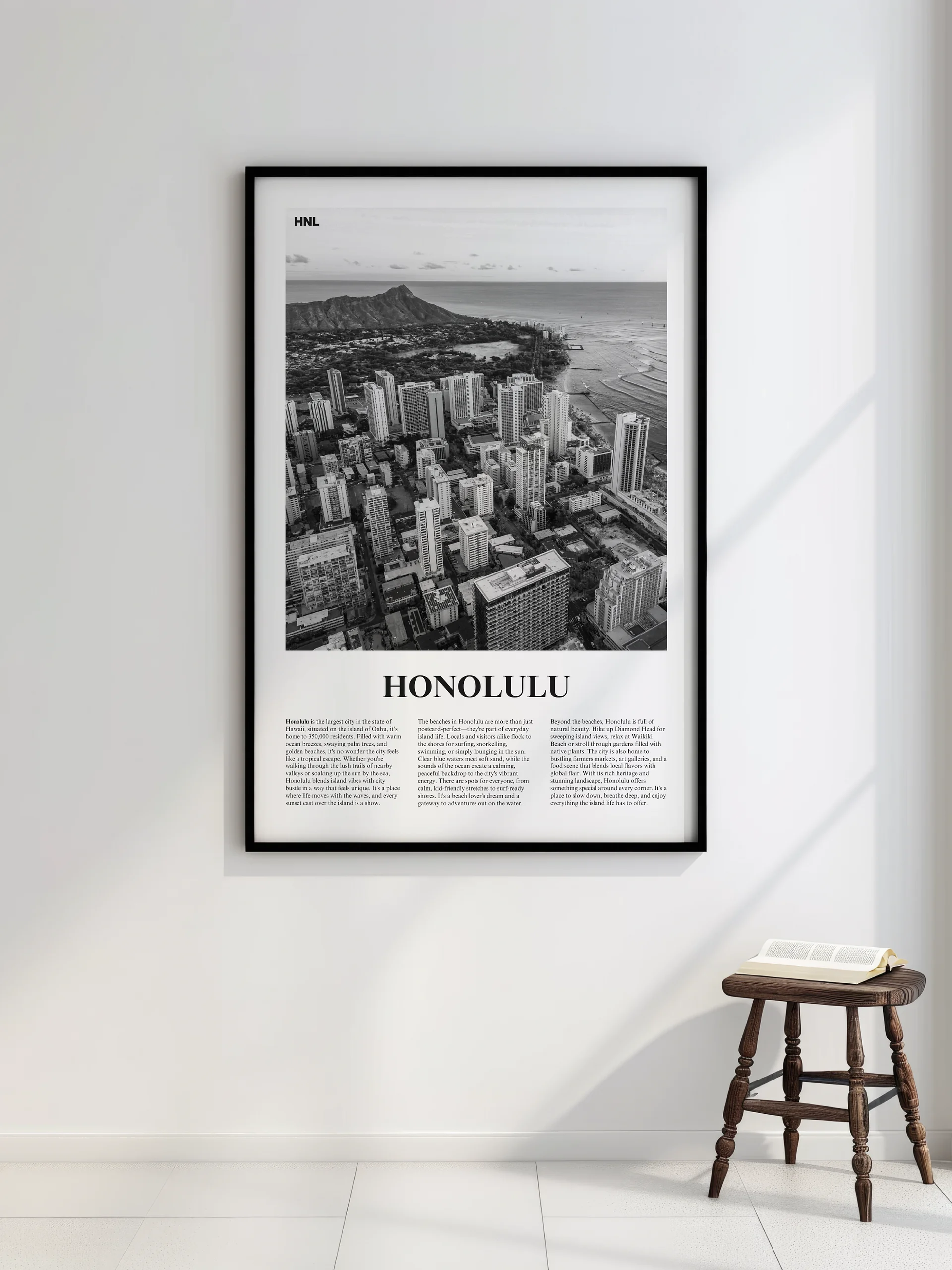 Honolulu 01 Newspaper Poster product image (2)