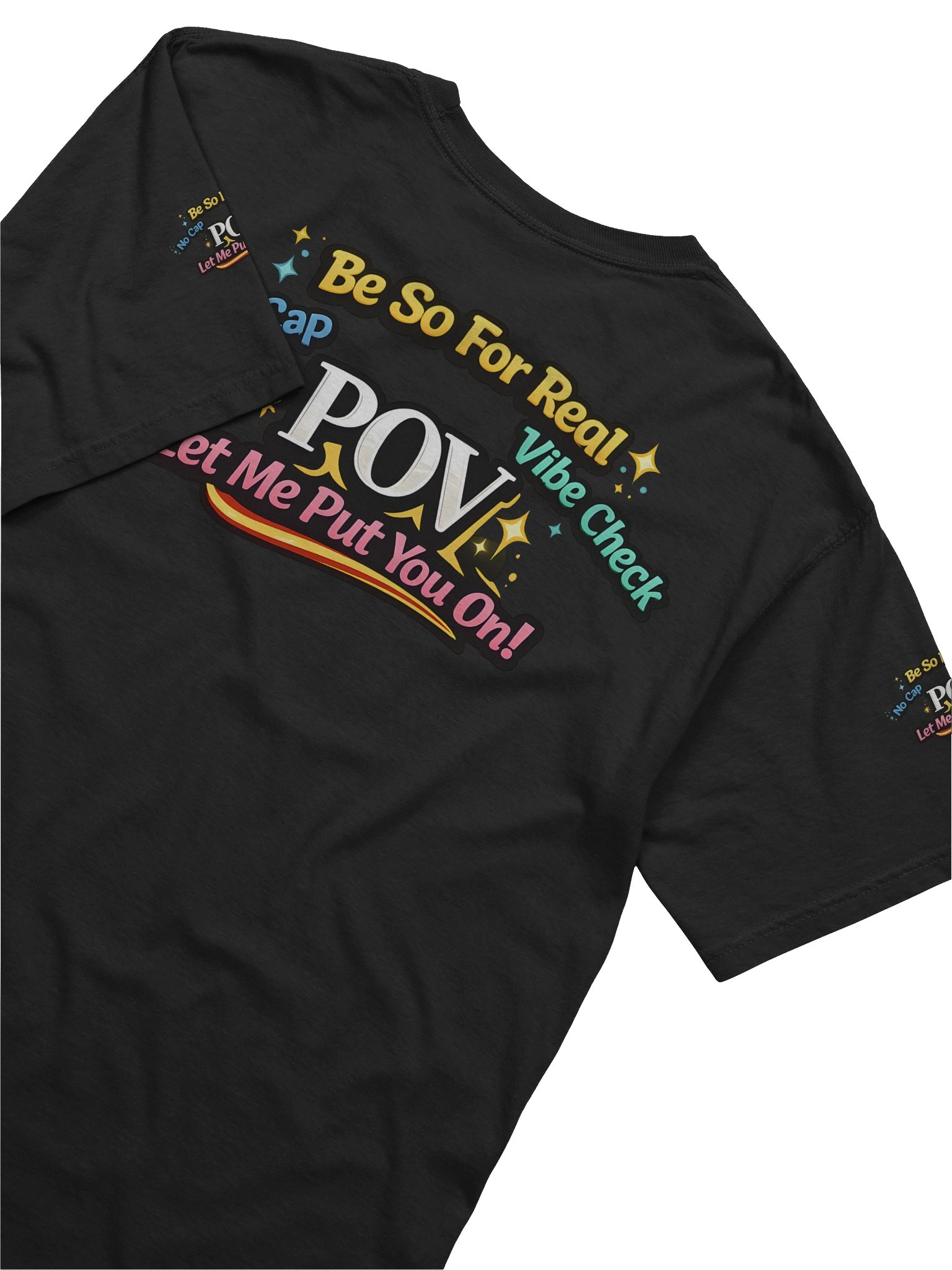 Vibrant Text Graphic Cotton Tee product image (56)