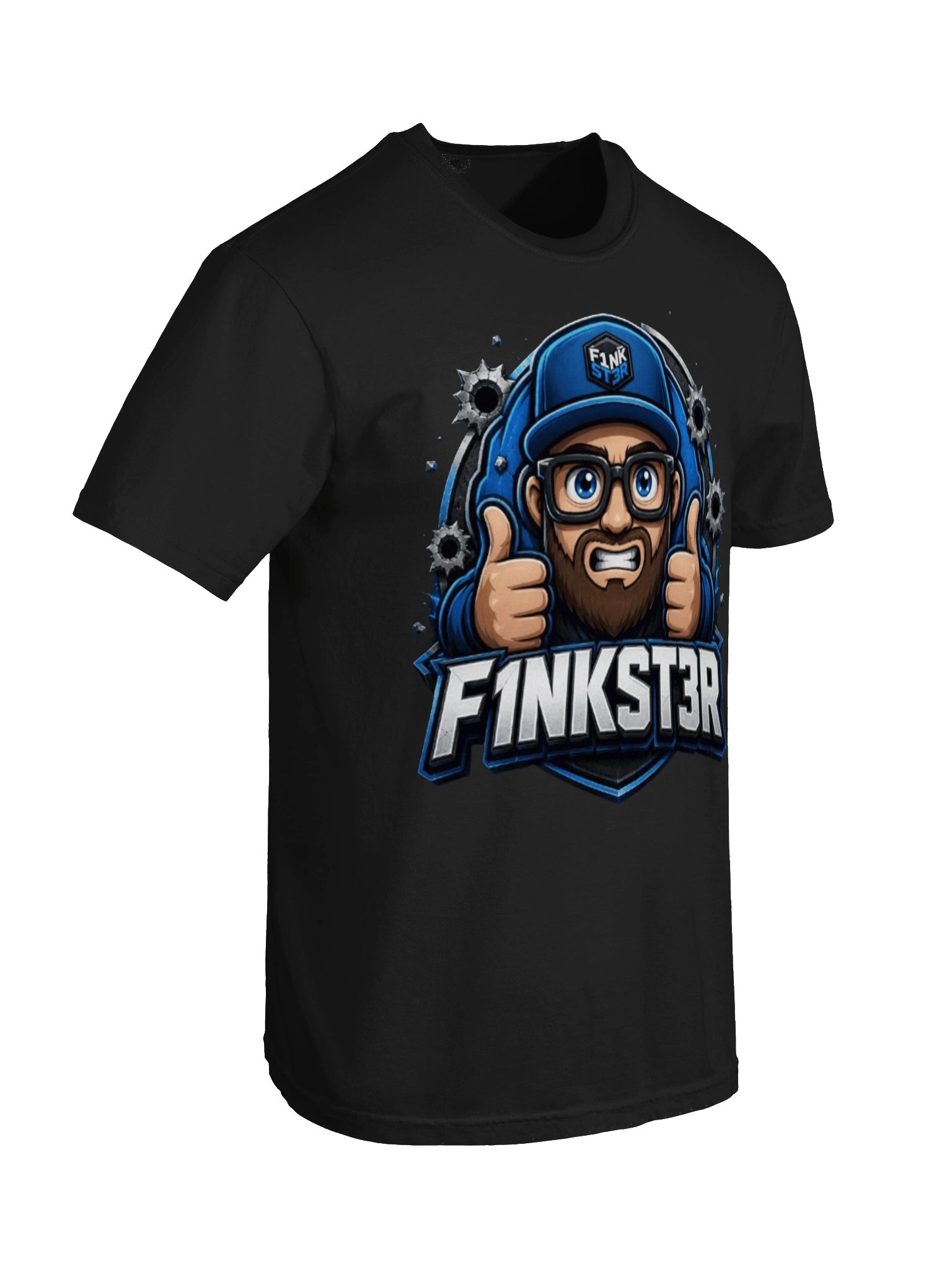 F1NKST3R Thumbs-Up Gaming Logo Tee product image (6)