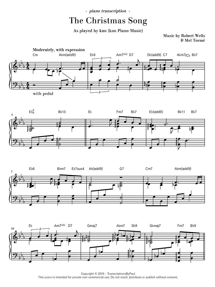The Christmas Song - kno product image (1)