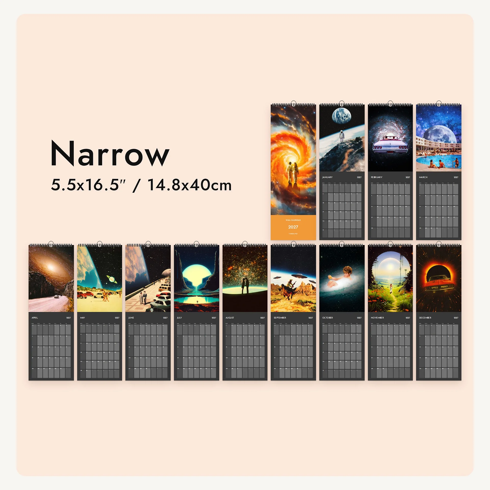 Glimpses From Another Galaxy 2027 Calendar