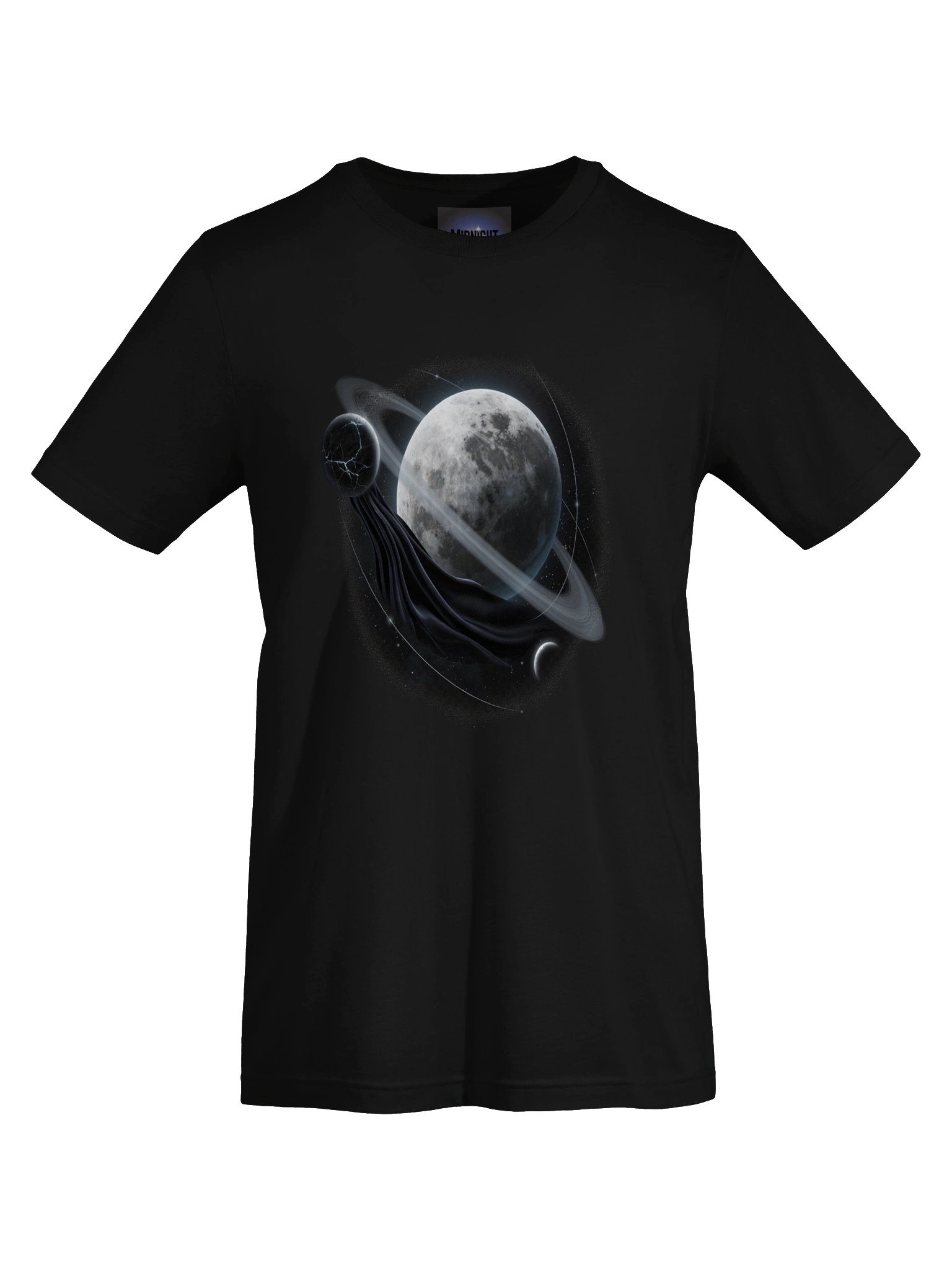 Midnight Veil — Veiled Ringed Moon Tee product image (5)