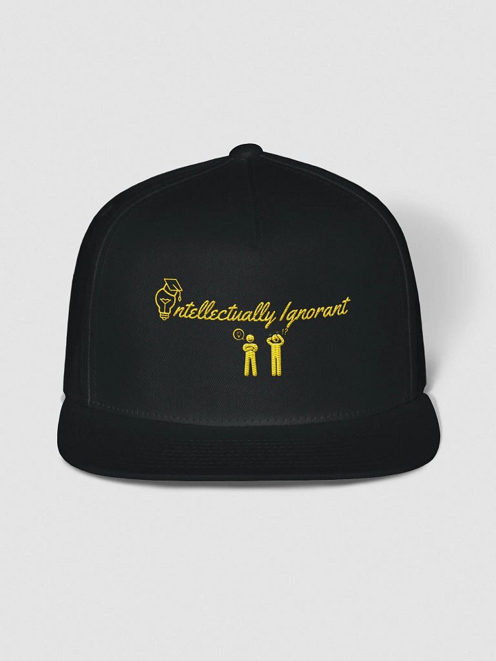 Intellectually Ignorant ( YELLOW LOGO) Snapback hat product image (1)