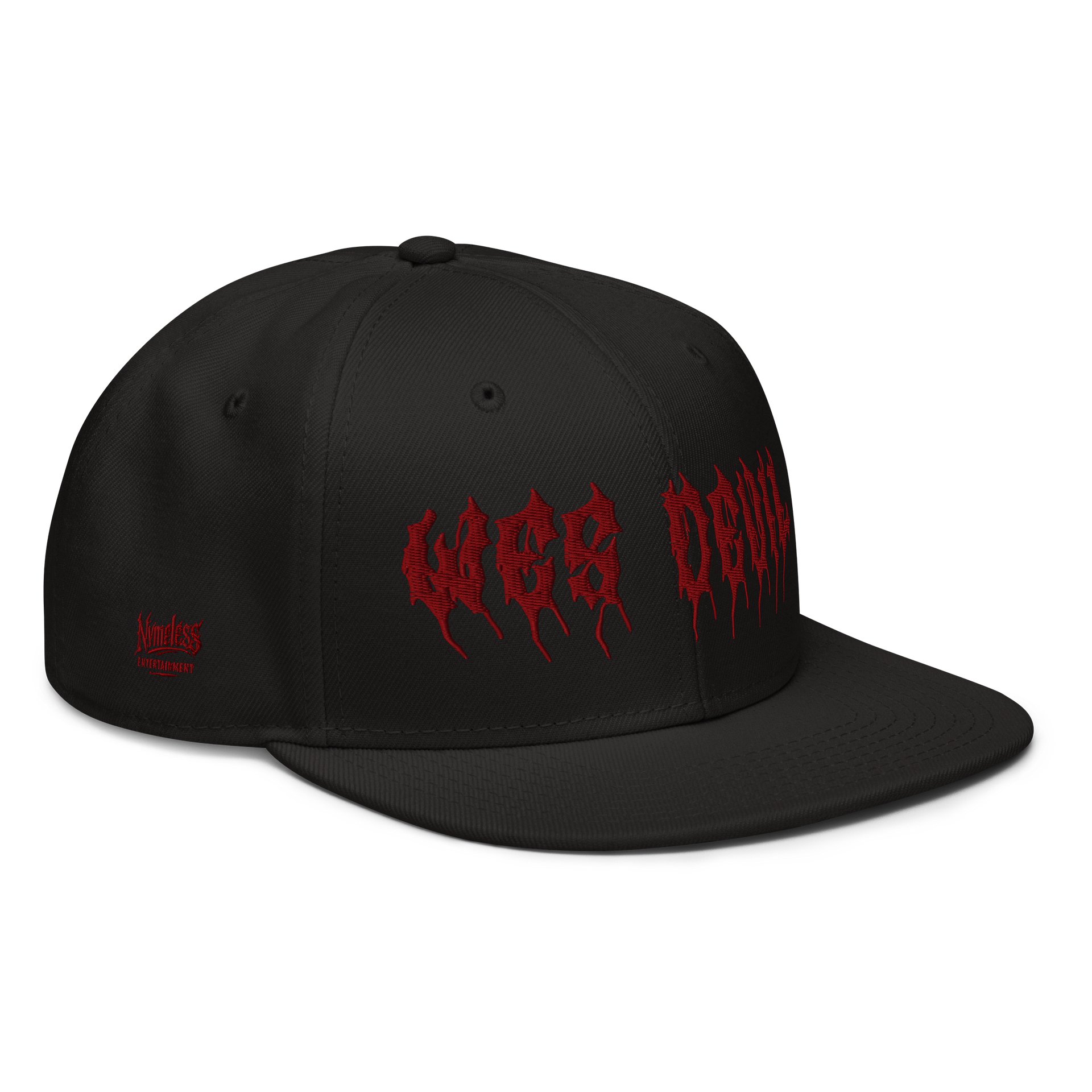 Wes Devil Embroidered Snapback Hat product image (46)