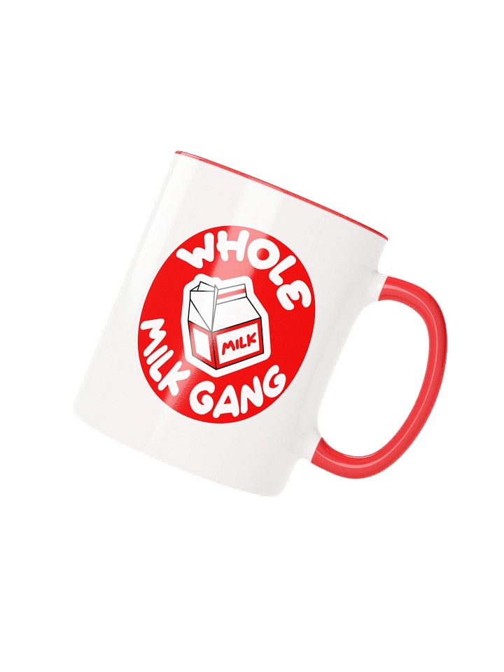 Milk Gang Whole Milk Red and White Mug product image (4)