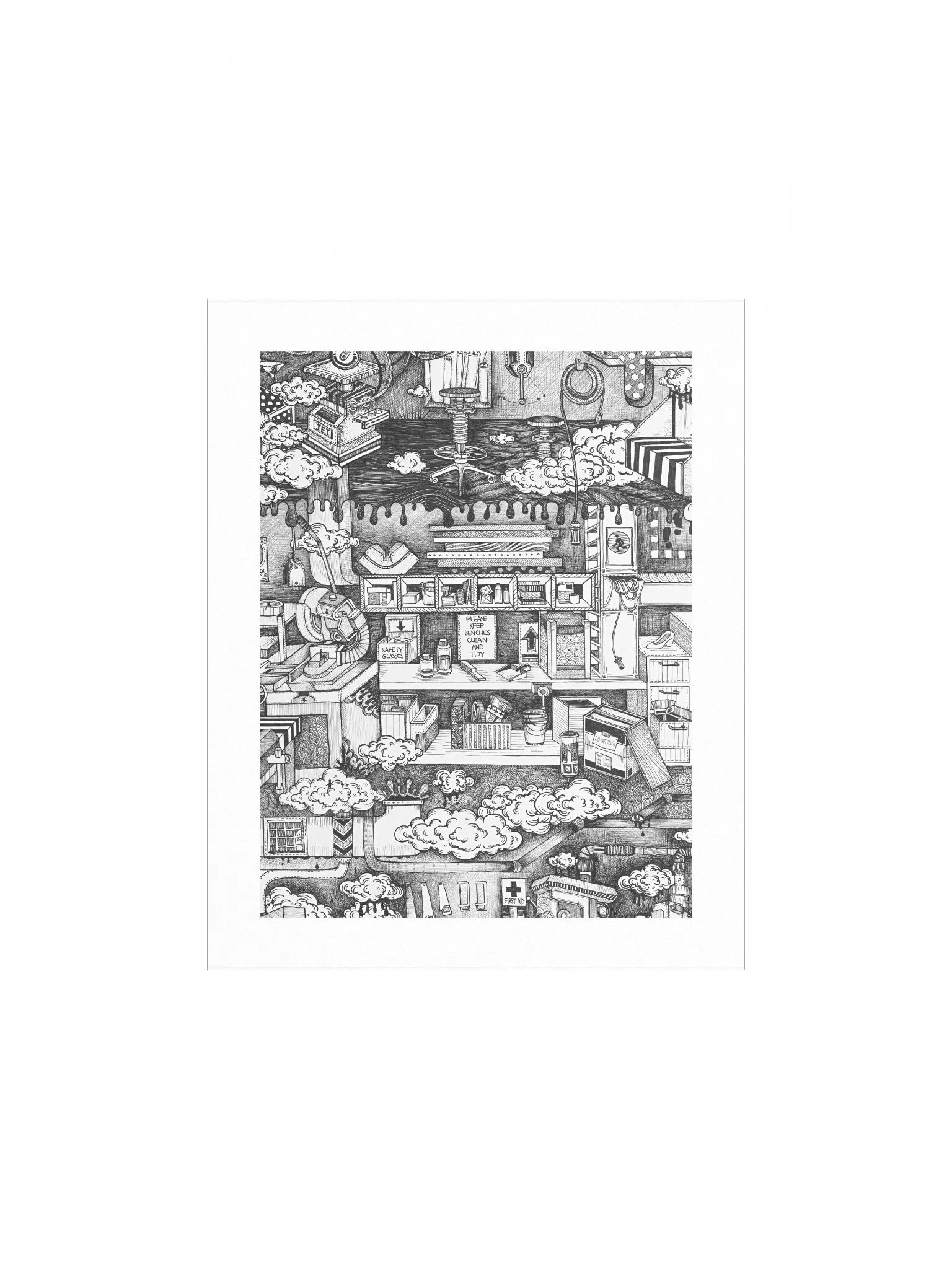 Workshop - Original Art Print product image (2)