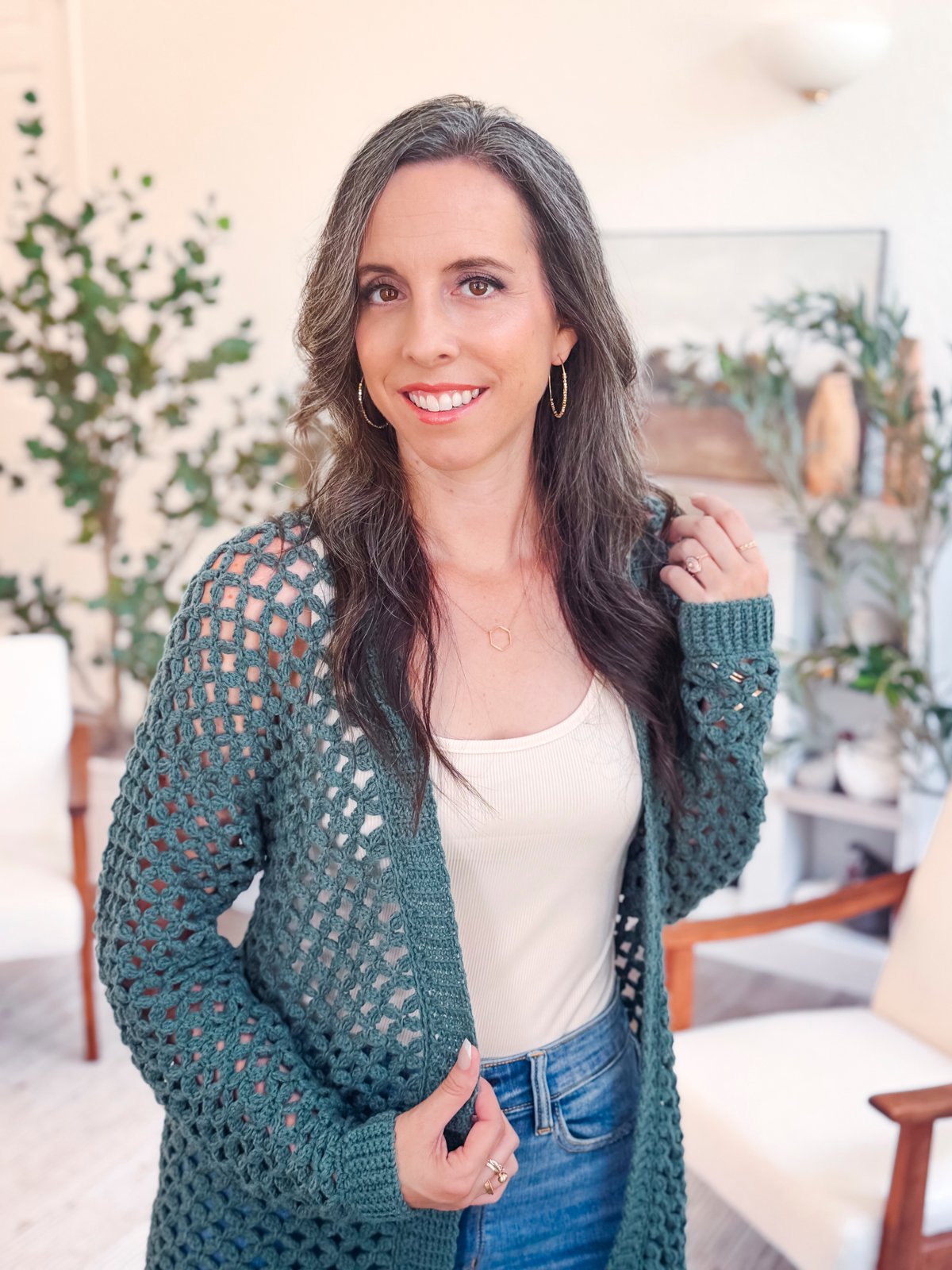Circle Leaf Crochet Pattern Collection | 3 Garments + 2 Bonus Pattern | Size Inclusive XS-5X | 2 Guides Included product image (5)