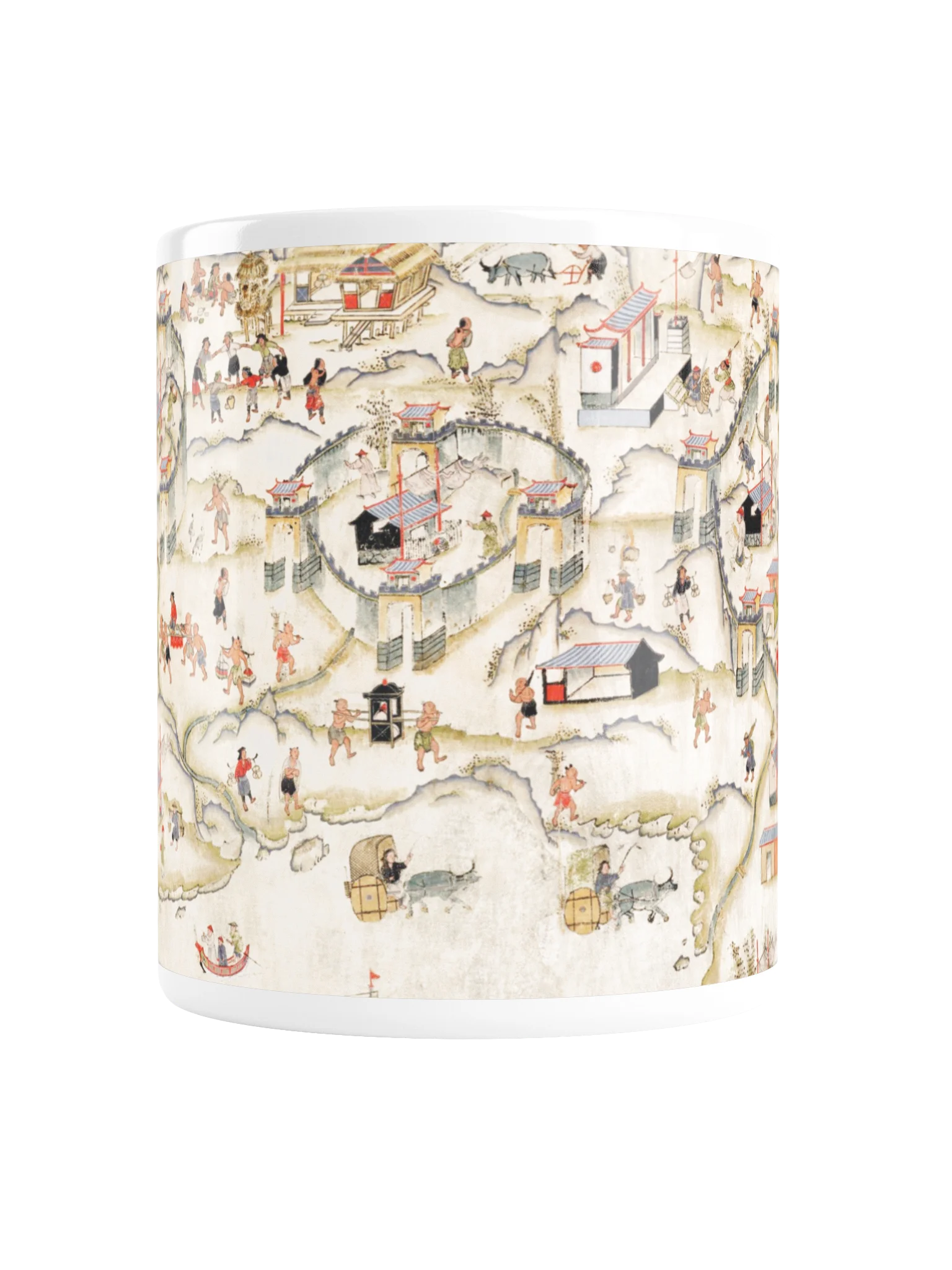 Ancient Cityscape Glossy Mug product image (2)