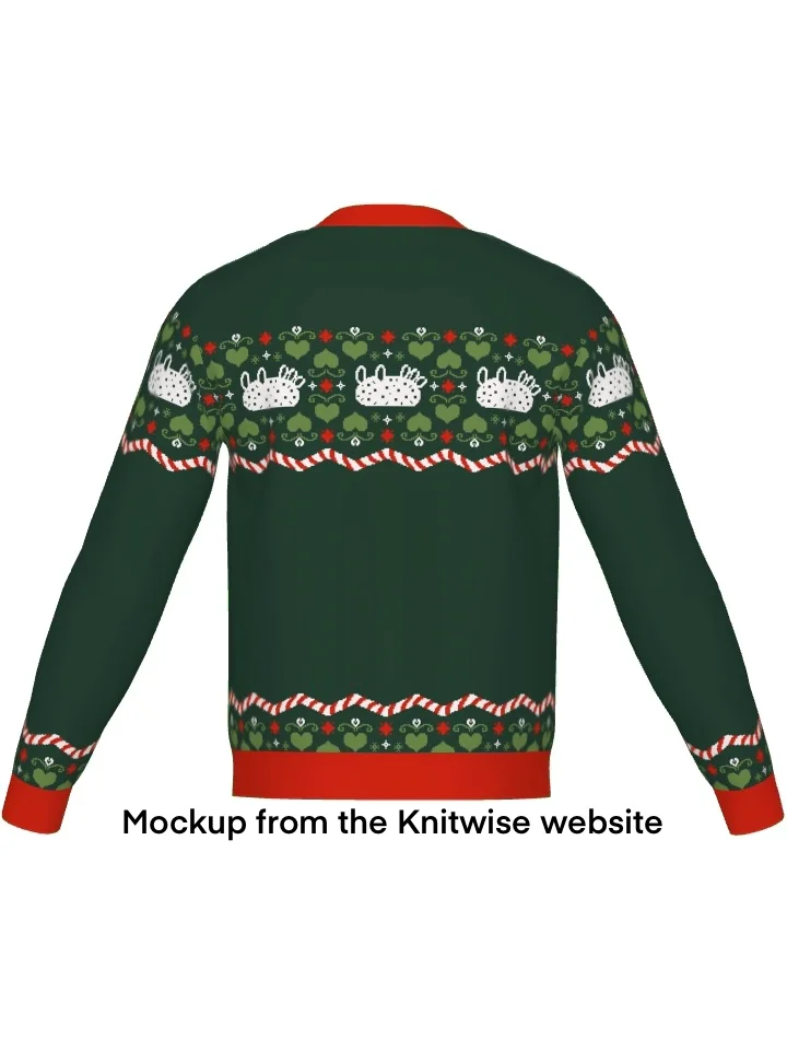 Ugly Slugmas Knitted Sweater - Green product image (4)