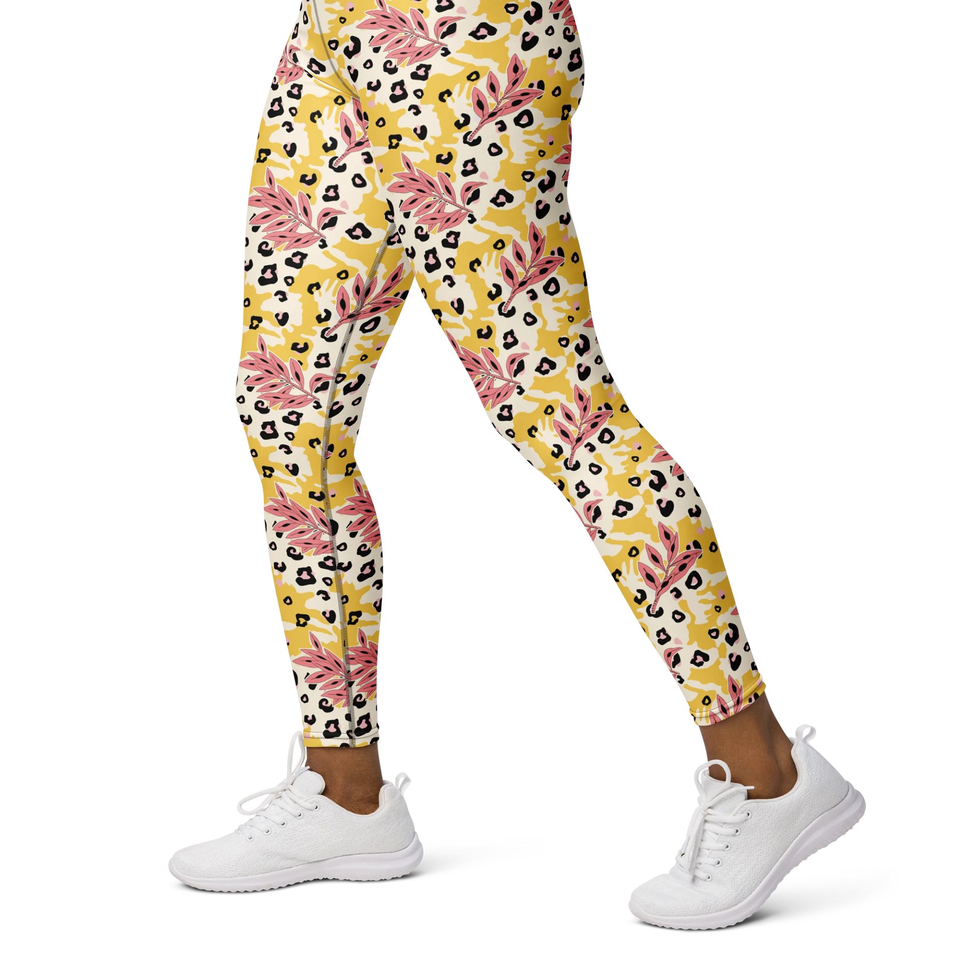 Trendy Leopard Print Yoga Leggings for Comfort and Style product image (3)