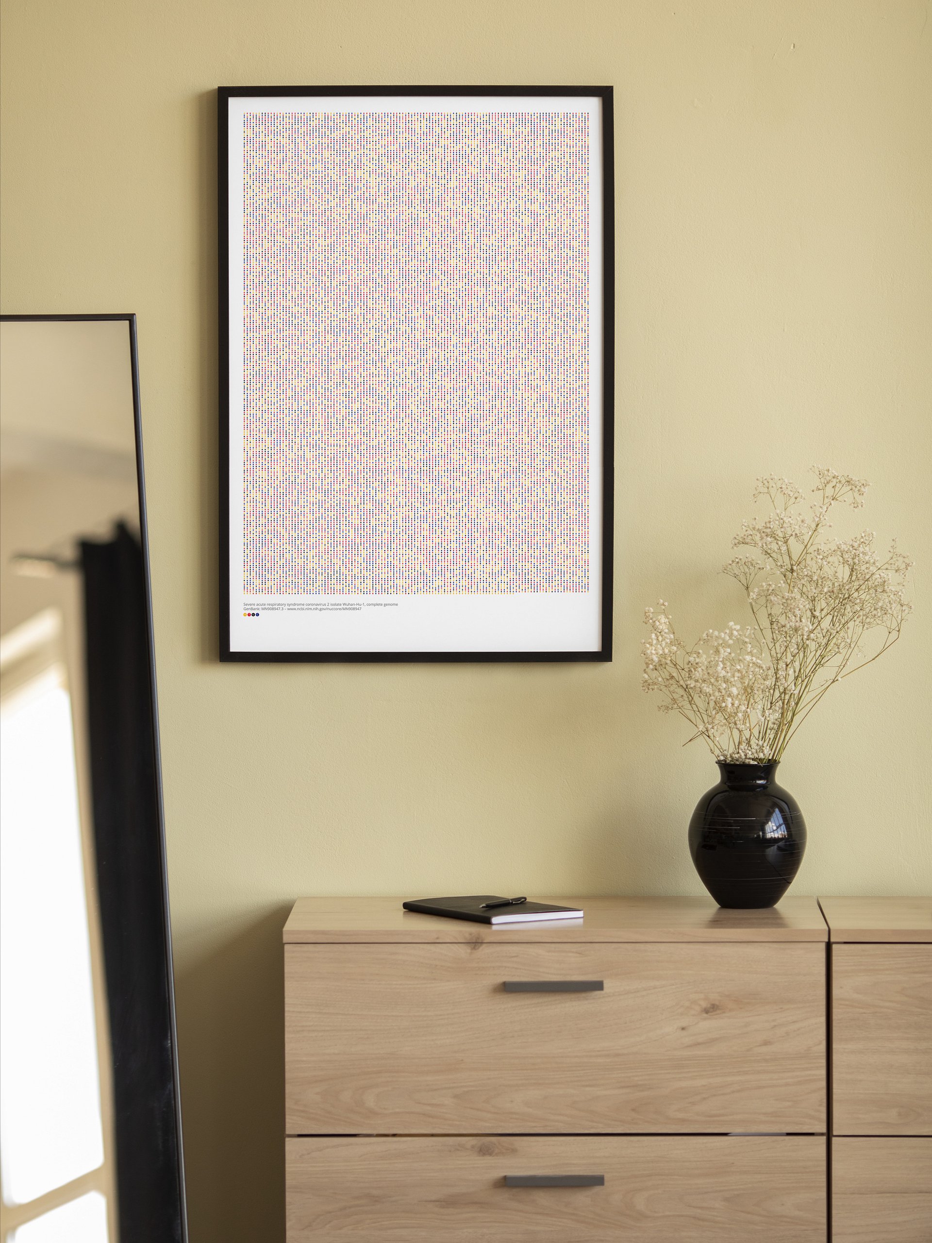 Coronavirus Genome Printed Poster (Unframed) product image (1)