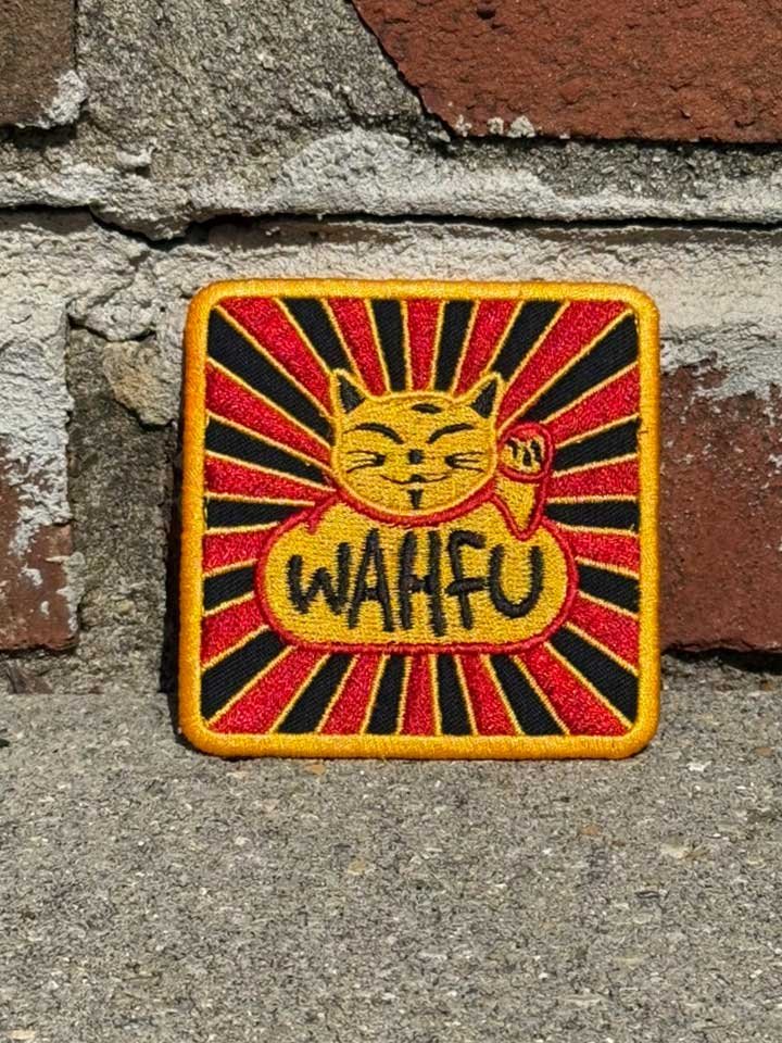 WAHFU Cat Logo Embroidered Patch - 3x3in product image (4)