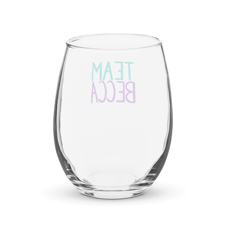 Team Becca Wine Glass product image (2)