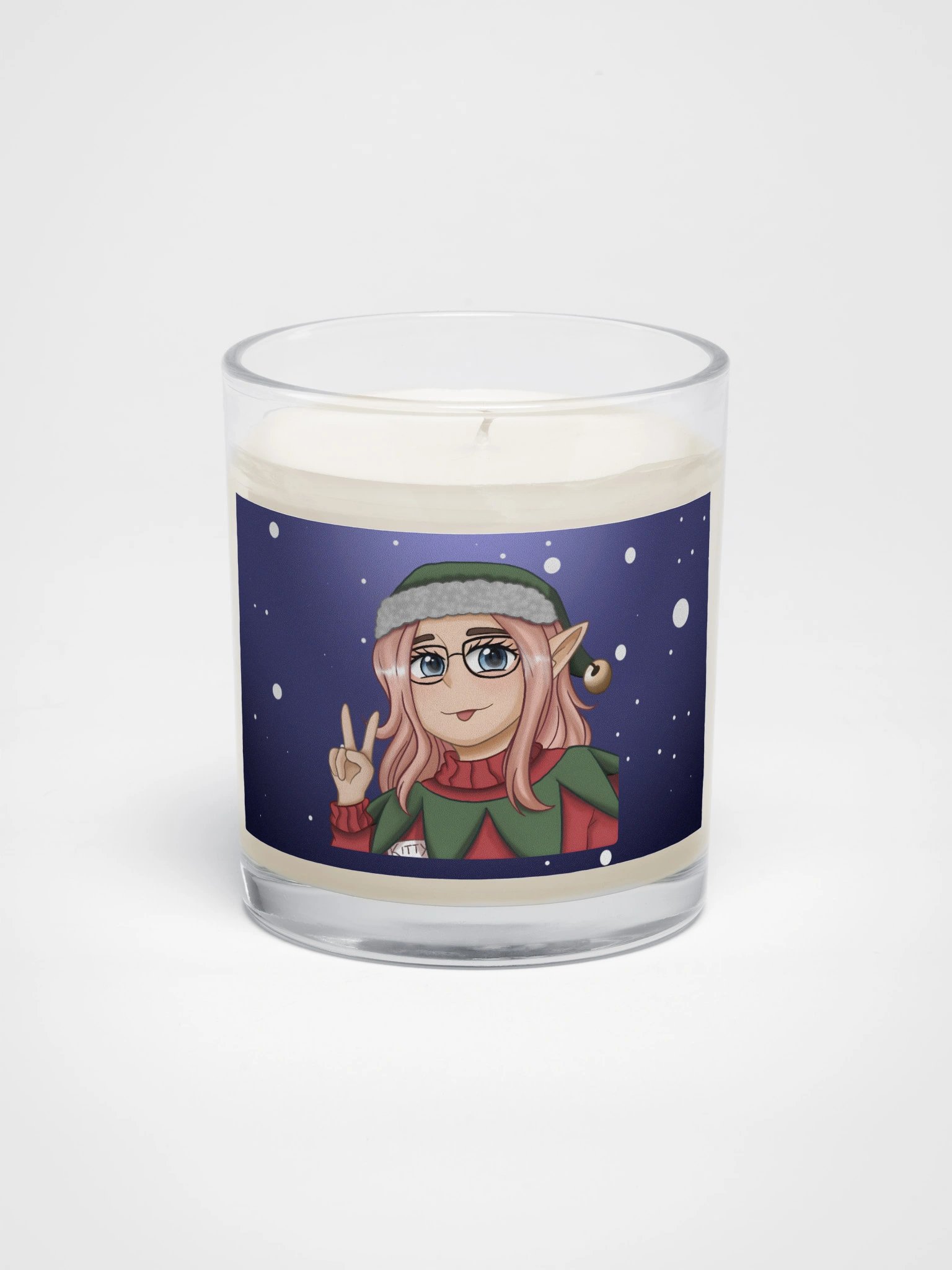 Kitty Christmas Candle product image (1)