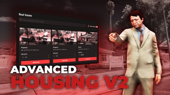 Advanced FiveM Housing Script V2 [ESX/QB/QBOX] product image (1)