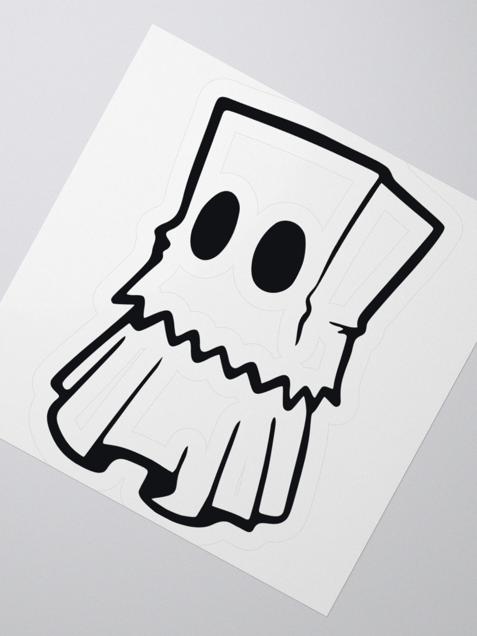 Bagged Ghost Sticker Decal product image (3)