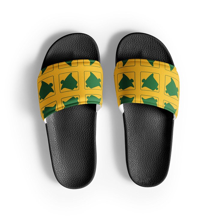 Geometric Green Men's Slides product image (2)
