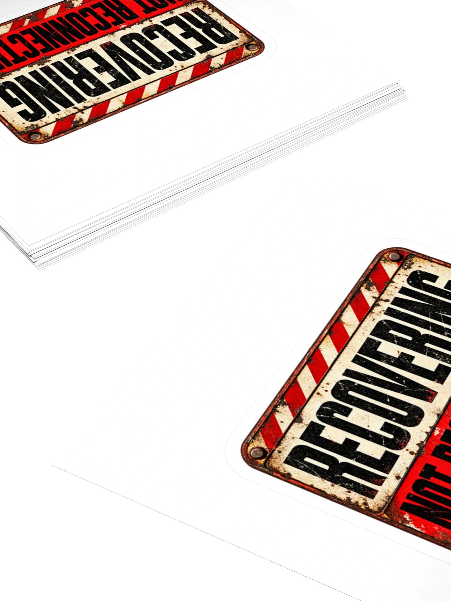 Recovering. Not Reconnecting.™ Sticker product image (4)