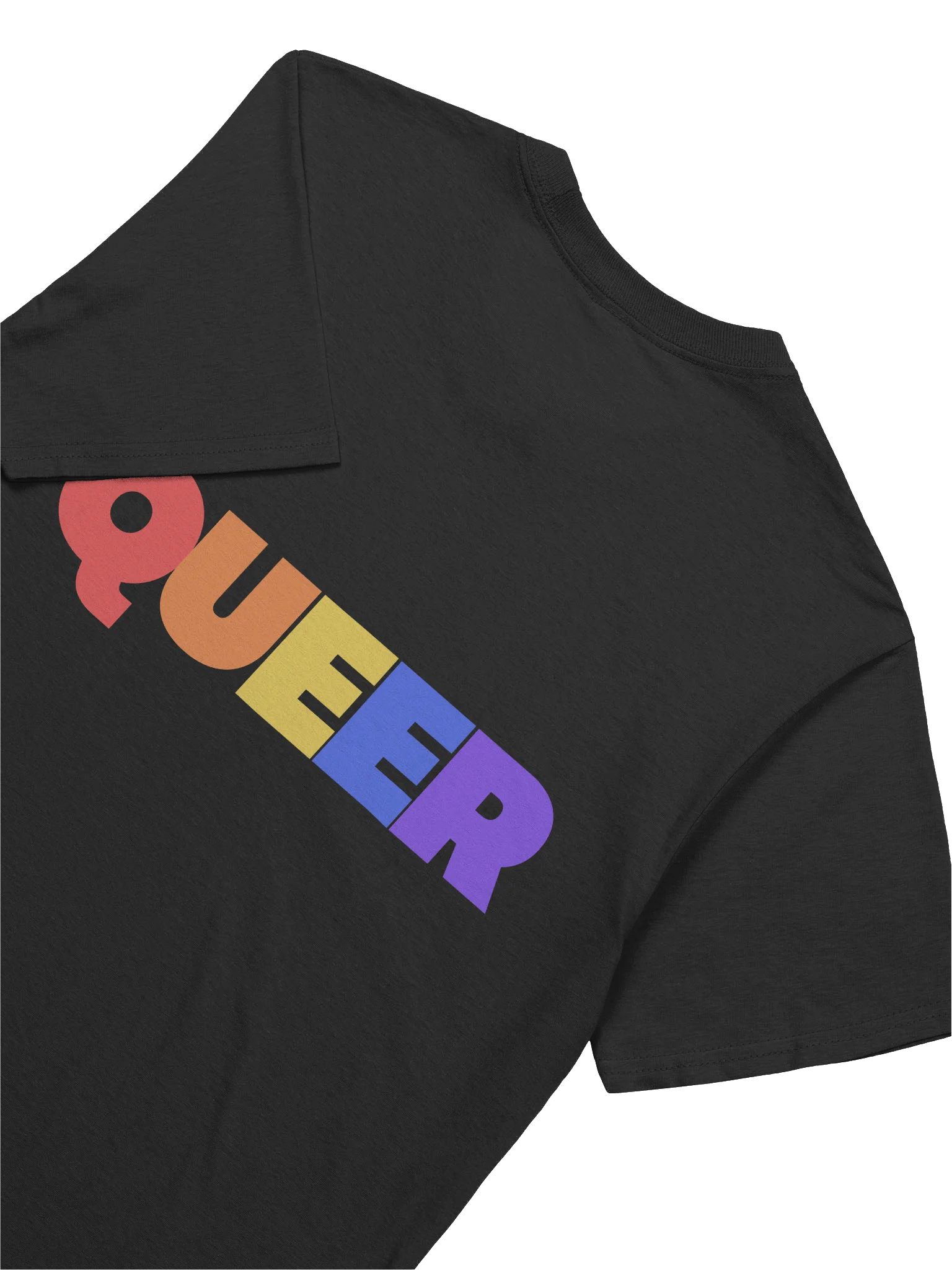 Queer text t-shirt product image (8)