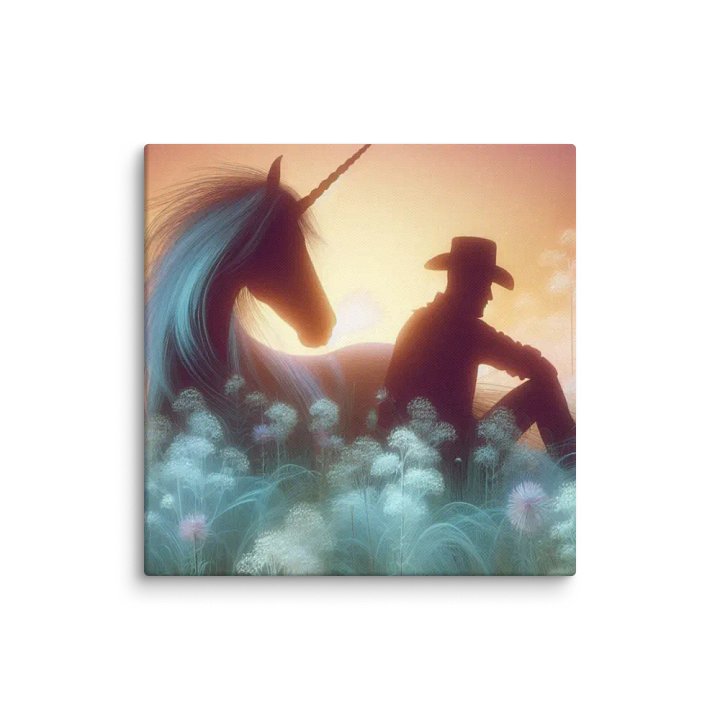 Unicorn Cowboy Canvas product image (33)