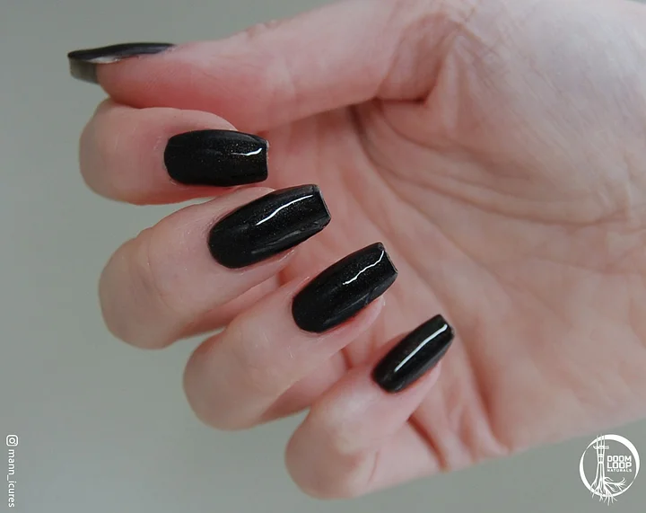 2 AM - Black Holo Sparkle Nail Polish product image (2)