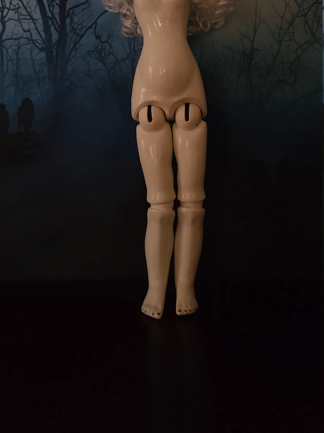 Two foot tall doll, ceramic doll, MADE TO ORDER "Dainty Vamp" product image (9)
