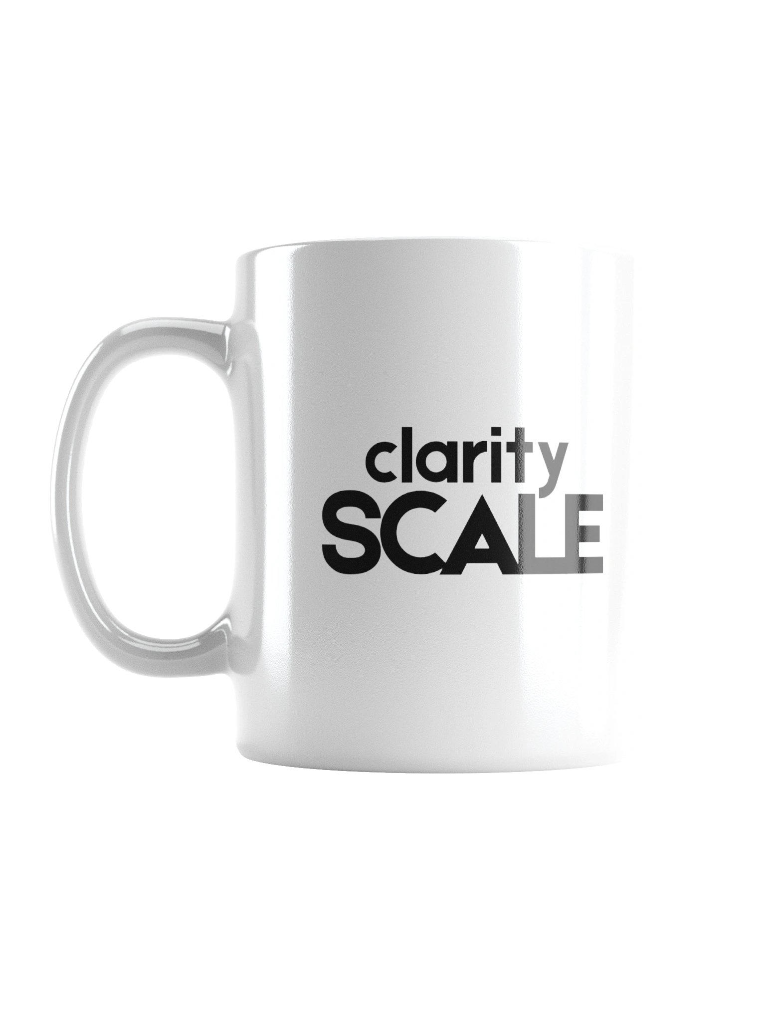 Clarity Scale Mug - Minimalist Shared Living Humour - Coffee / Morning Ritual Gift product image (1)