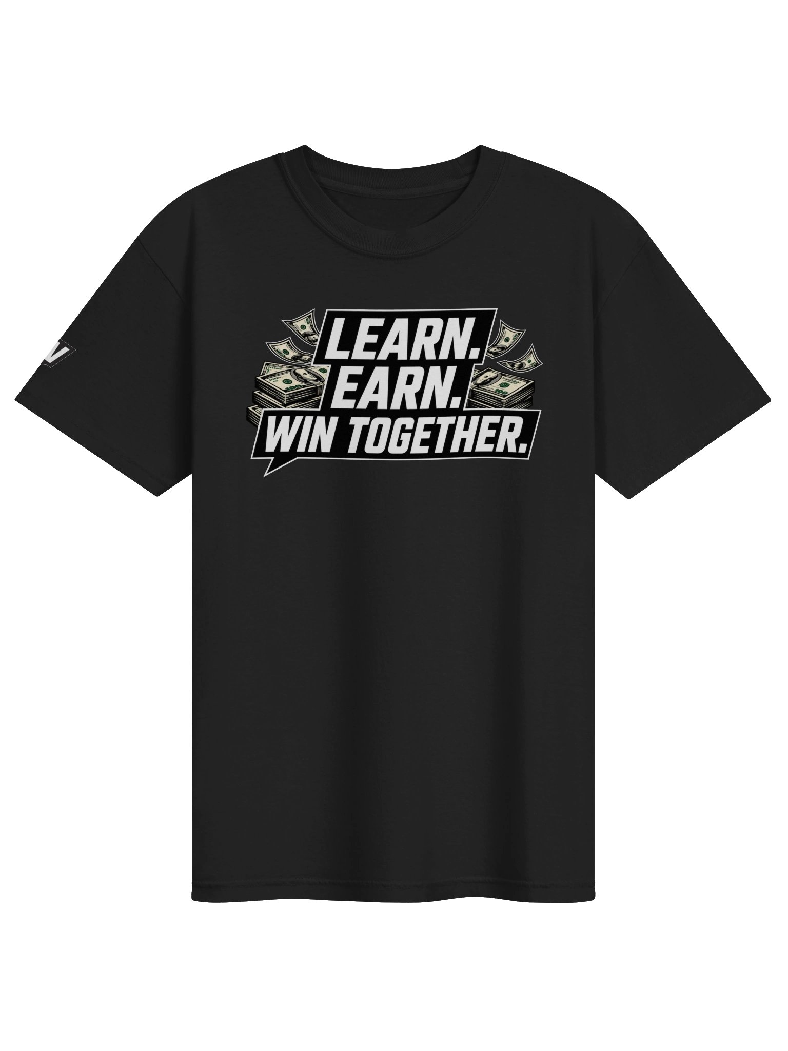 Learn. Earn. Win Together. Heavyweight Tee Shirt product image (1)