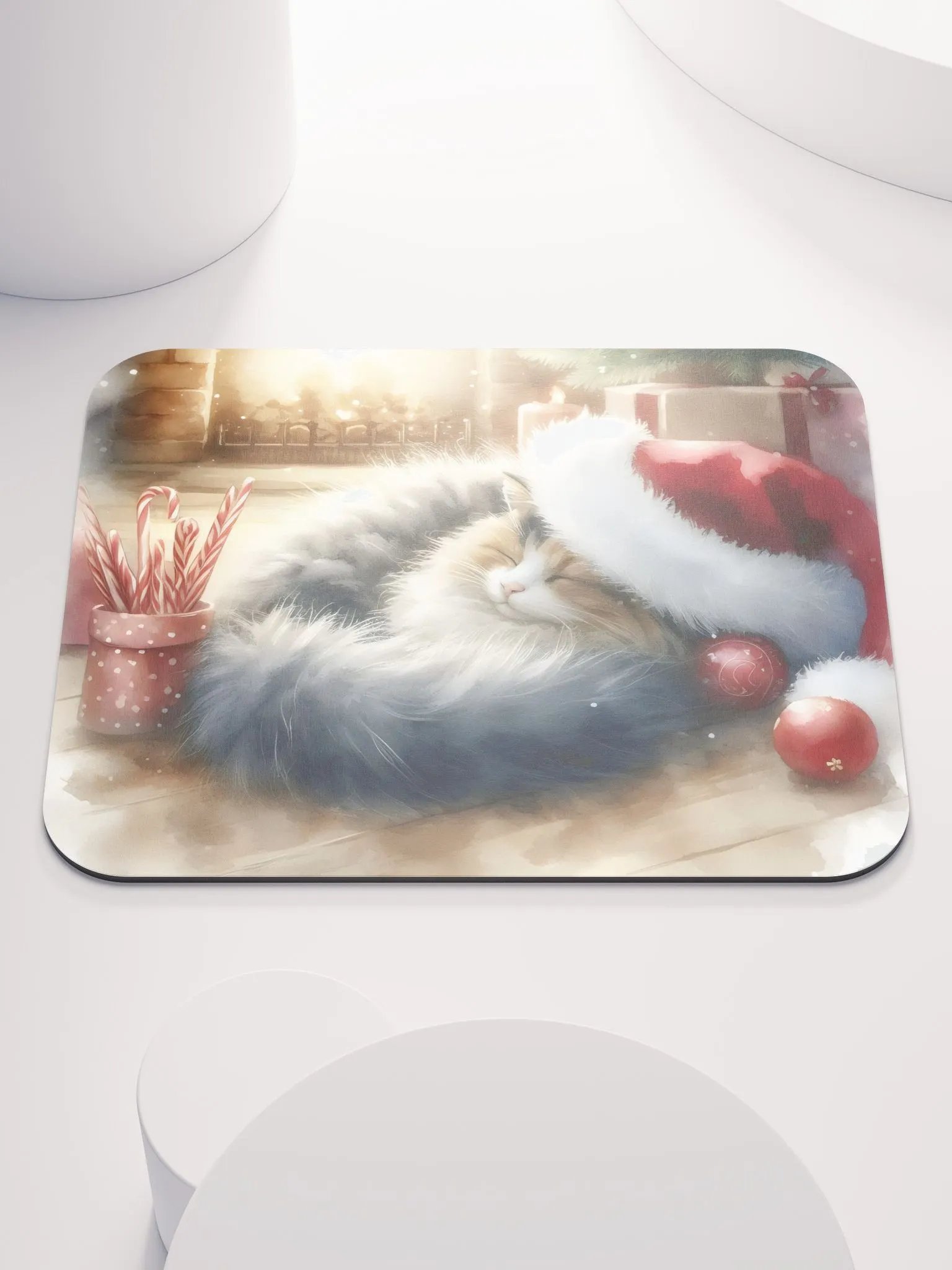 Christmas Cat Nap Mouse Pad product image (2)
