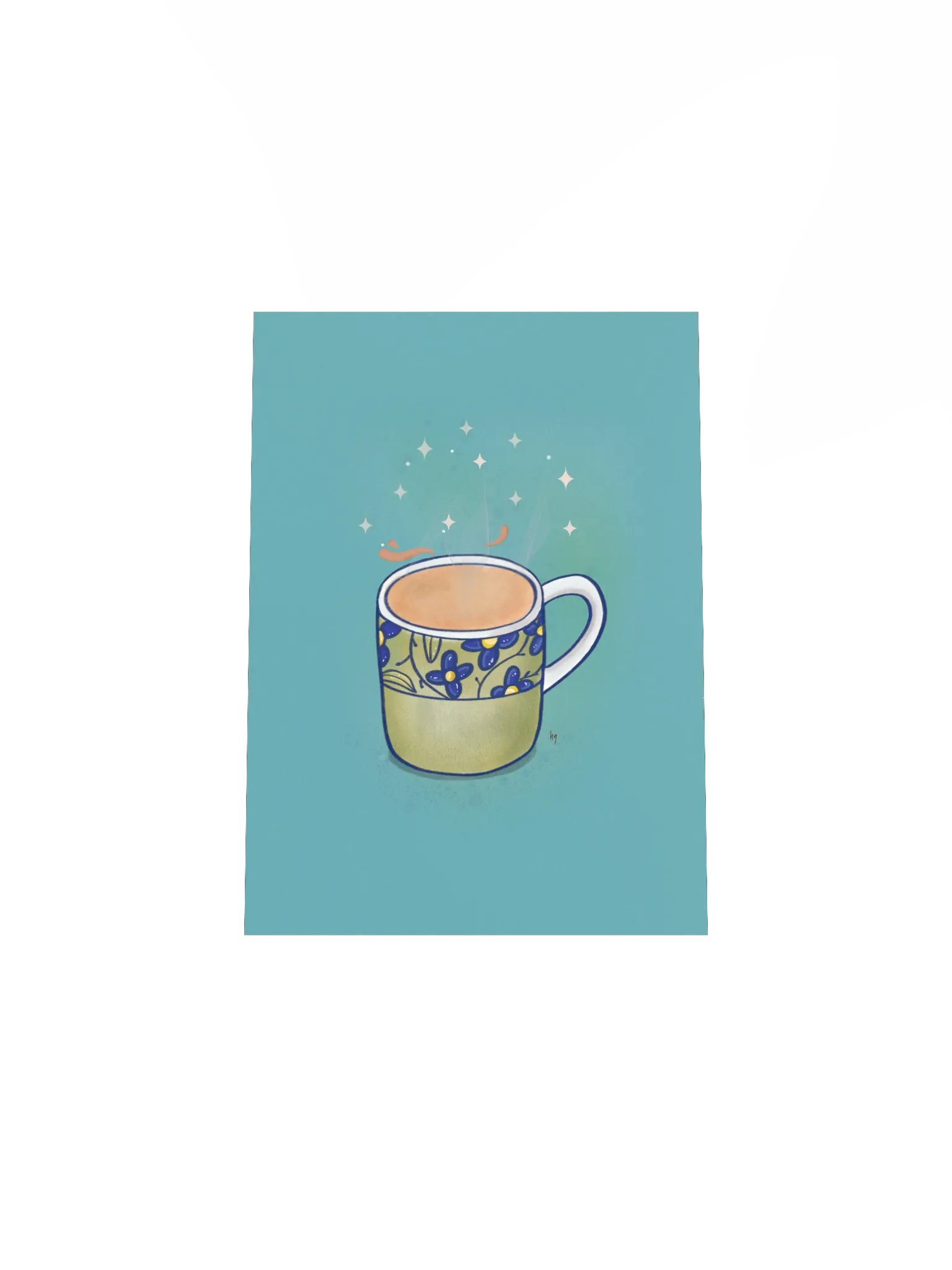 Floral Mug Art Print product image (4)