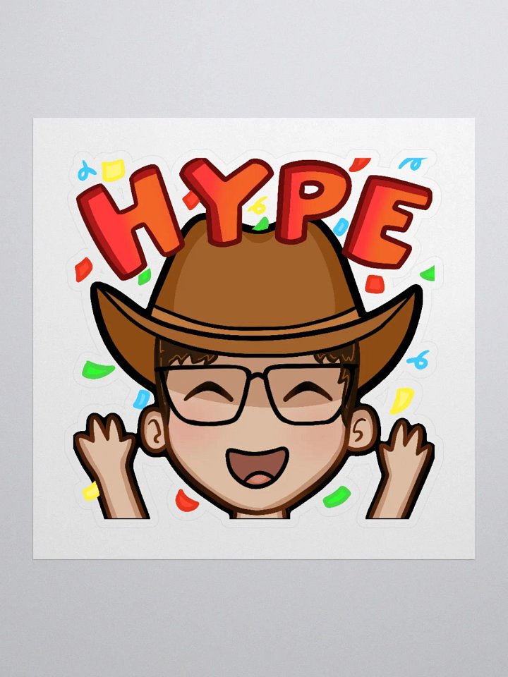 Hype Emote Sticker product image (1)