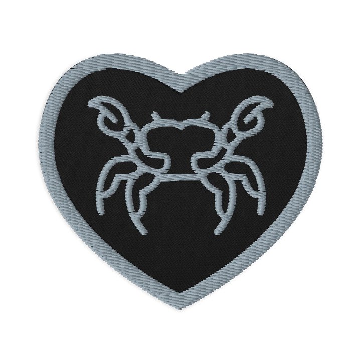 Minimalist Crab Embroidered Patch product image (1)