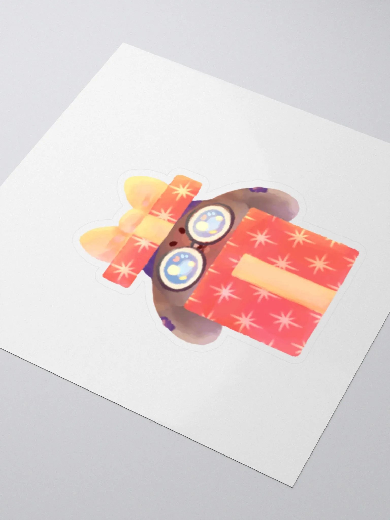 Flam Festive Present Sticker product image (3)