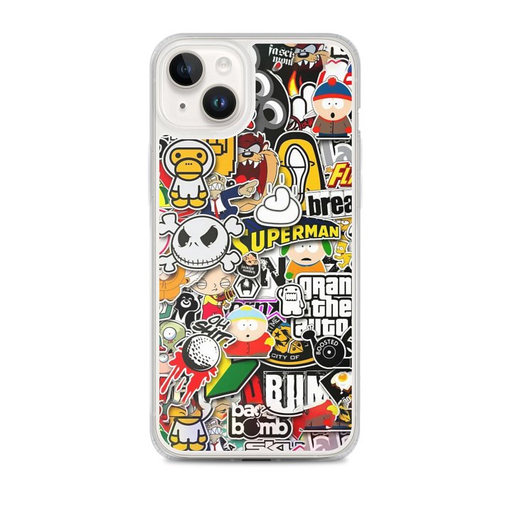 Chaos Collage iPhone Case product image (1)