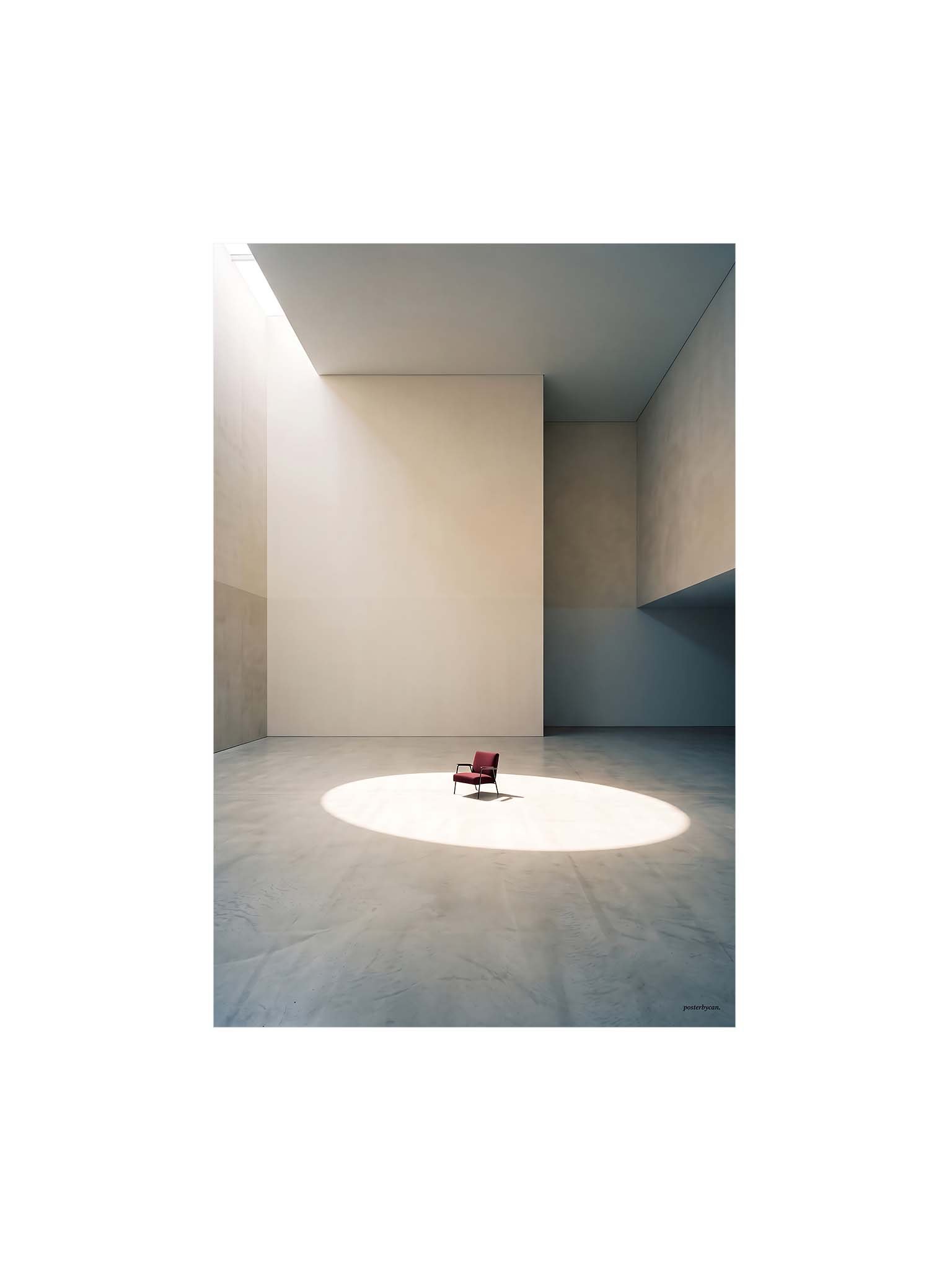 The Pool of Light - Minimalist Architectural Wall Art product image (1)