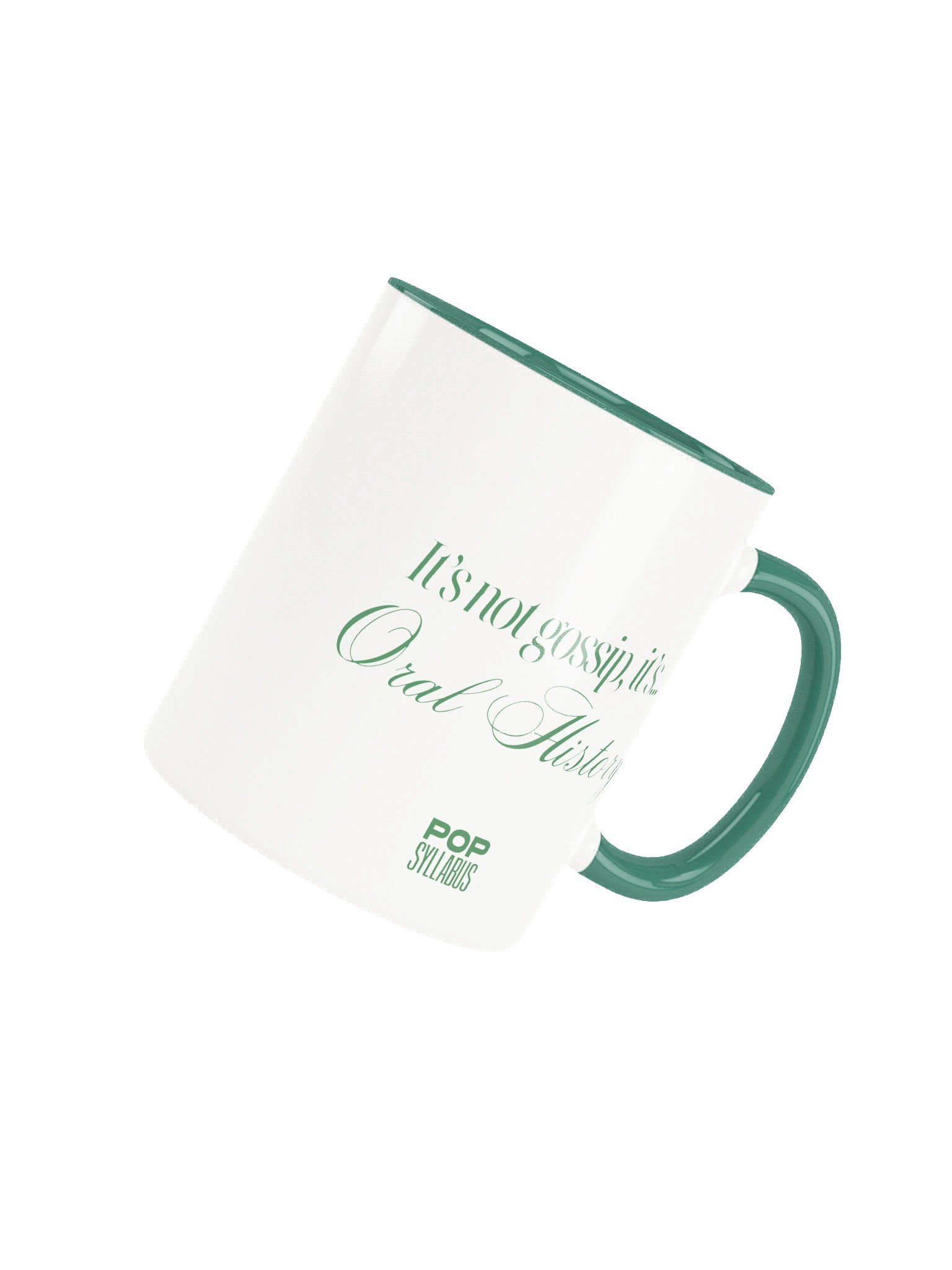 Oral History Mug Green product image (4)