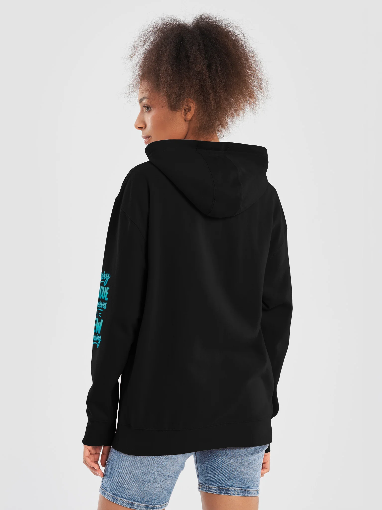 Peanut & Jelly Every Rescue Deserves a New Beginning Hoodie product image (6)