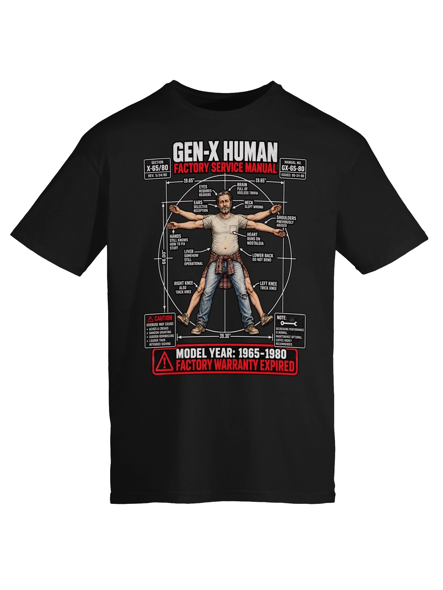 Gen X Human Factory Service Manual Tee product image (41)