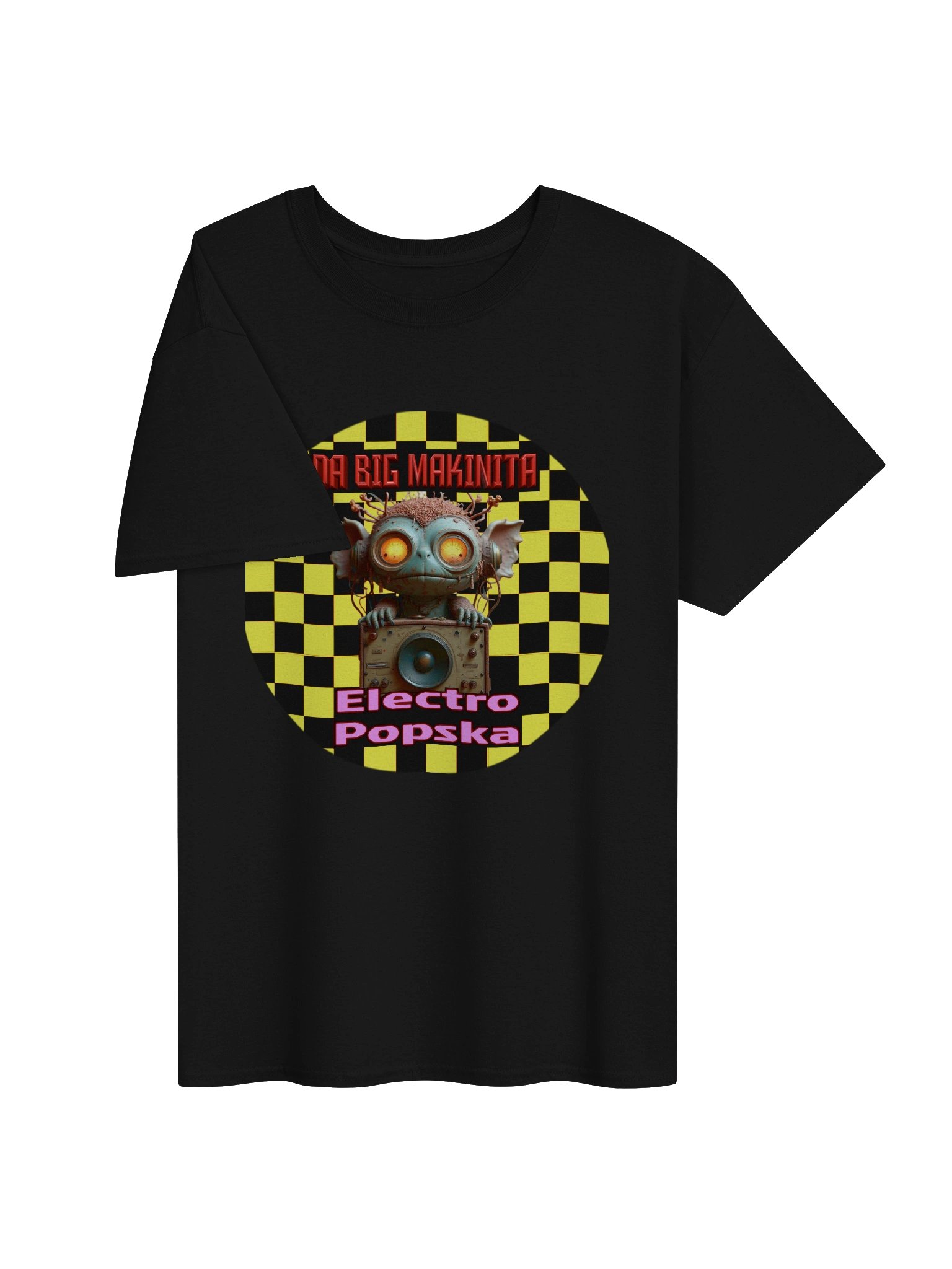 Electro Popska round (Pink) Tshirt product image (3)